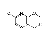 3-(氯甲基)-2,6-二甲氧基吡啶结构式