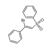 1-bromo-2-phenylsulphonylstyrene结构式