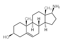 Androst-5-en-3-ol,17-amino-, (3b,17b)-结构式