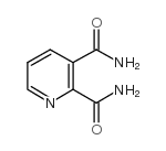 吡啶-2,3-二甲酰胺结构式