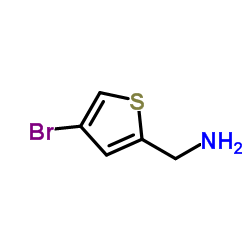 4-溴-2-氨甲基噻吩结构式