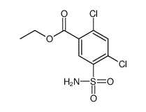ethyl 2,4-dichloro-5-sulfamoylbenzoate结构式