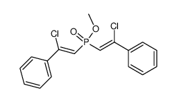methyl bis(β-chlorostyryl)phosphinate结构式