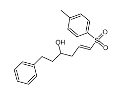(E)-1-Phenyl-6-(toluene-4-sulfonyl)-hex-5-en-3-ol结构式