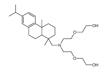 Polyethylene oxide, dehydroabietylamine polymer Structure