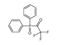 1-diphenylphosphoryl-2,2,2-trifluoroethanone结构式