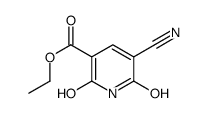 5-氰基-2,6-二羟基-烟酸乙酯结构式