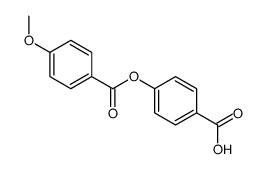 4-(4-methoxybenzoyl)oxybenzoic acid Structure