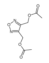 3,4-dimethoxyfurazan diacetate Structure