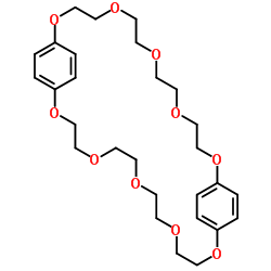 双(1,4-亚苯基)-34-冠10-醚结构式