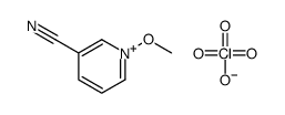 1-methoxypyridin-1-ium-3-carbonitrile,perchlorate结构式
