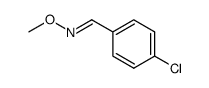 syn-O-methyloxime of p-chlorobenzaldehyde结构式