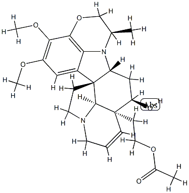 (4β)-25-Acetyl-6,7-didehydro-15,16-dimethoxy-22α-methyl-4,25-secoobscurinervan-4-ol picture