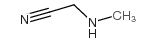 Acetonitrile,2-(methylamino)- Structure