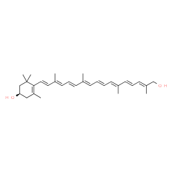 8'-Apo-β,ψ-carotene-3β,8'-diol Structure