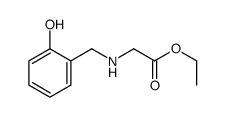 ethyl N-[(2-hydroxyphenyl)methyl]glycinate结构式
