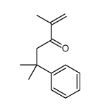 2,5-dimethyl-5-phenylhex-1-en-3-one结构式