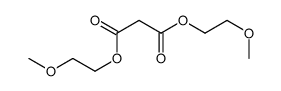 bis(2-methoxyethyl) propanedioate Structure