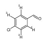 4-氯苯甲醛-2,3,5,6-d4结构式