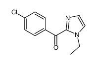 (4-chlorophenyl)-(1-ethylimidazol-2-yl)methanone结构式