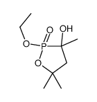 2-ethoxy-3,5,5-trimethyl-2-oxo-1,2λ5-oxaphospholan-3-ol结构式