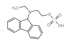 9-(ethyl-(2-sulfooxyethyl)amino)-9H-fluorene结构式