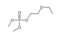 2-ethoxyethyl dimethyl phosphate Structure