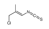 3-chloro-1-isothiocyanato-2-methylprop-1-ene结构式