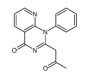 2-(2-oxopropyl)-1-phenylpyrido[2,3-d]pyrimidin-4-one结构式