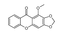 11-Methoxy-10H-1,3-dioxolo[4,5-b]xanthen-10-one结构式