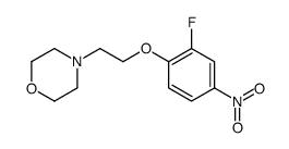 4-[2-(2-fluoro-4-nitrophenoxy)ethyl]morpholine Structure