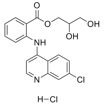 Glafenine Hydrochloride Structure
