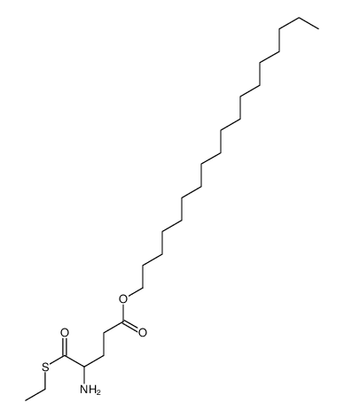 octadecyl 4-amino-5-ethylsulfanyl-5-oxopentanoate Structure