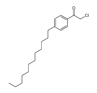 2-chloro-1-(4-dodecylphenyl)ethanone结构式