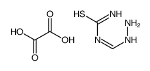 hydrazinylmethylidenethiourea,oxalic acid Structure