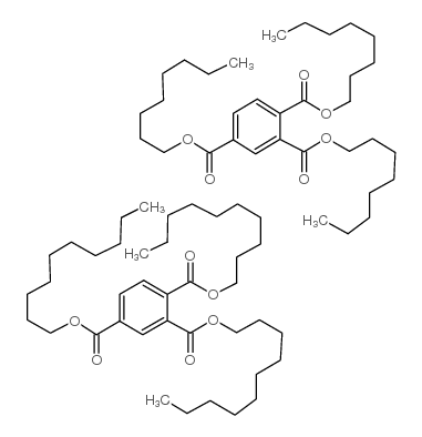 1,2,4-苯三甲酸癸基辛基酯结构式