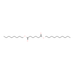 Hexanedioic acid, mixed decyl and octyl esters Structure
