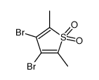 3,4-Dibromo-2,5-dimethylthiophene-1,1-dioxide Structure