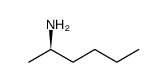 (R)-(-)-2-氨基己烷结构式