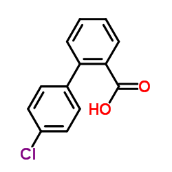 4'-氯-[1,1'-联苯]-2-羧酸结构式