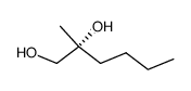 (+)-R-2-methyl-1,2-hexanediol结构式