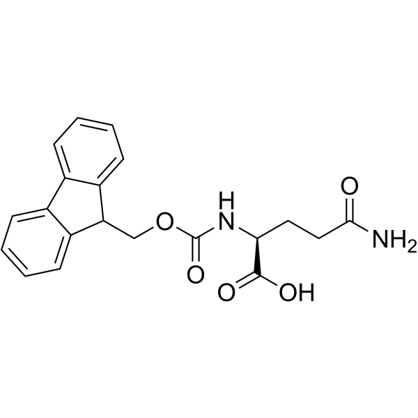 FMOC-L-谷氨酰胺结构式