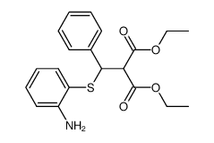 ethyl 3-(2-aminophenylthio)-2-ethoxycarbonyl-3-phenylpropionate Structure