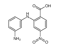 2-(3-amino-anilino)-4-nitro-benzoic acid Structure