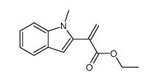 Ethyl α-(N-methylindol-2-yl)acrylate Structure