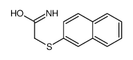2-naphthalen-2-ylsulfanylacetamide Structure