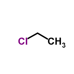monochloroethane structure