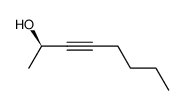 (R)-(+)-3-octyn-2-ol Structure