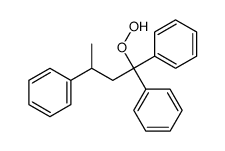 (4-hydroperoxy-4,4-diphenylbutan-2-yl)benzene Structure