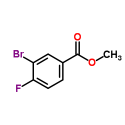 3-溴-4-氟苯甲酸甲酯结构式